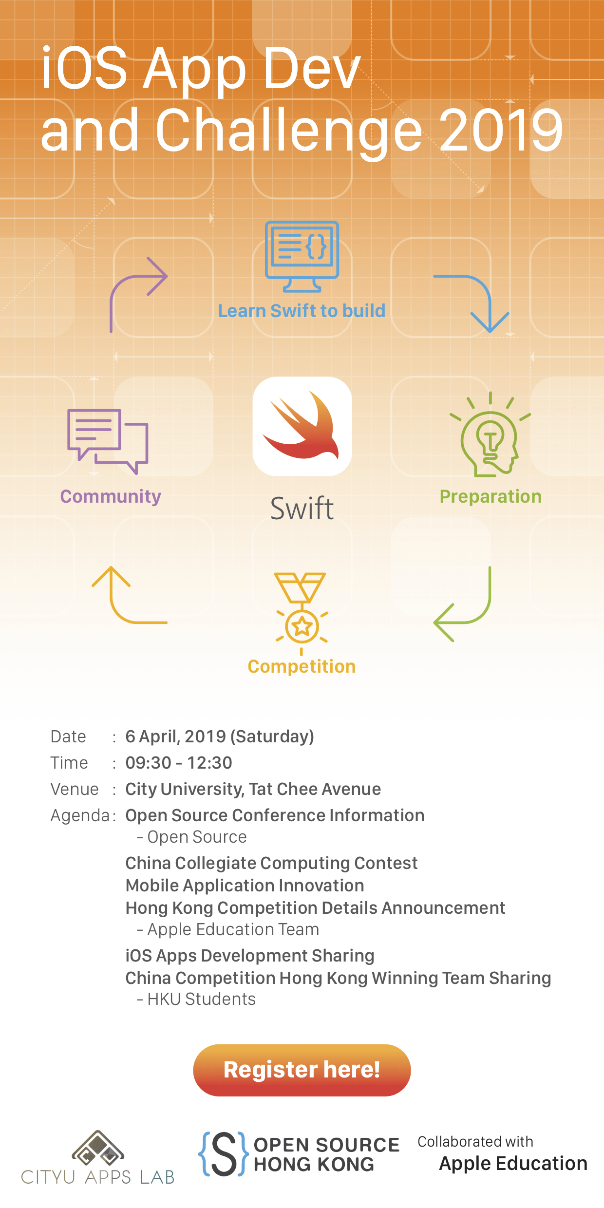 Free Swift and Contest for HK Student iOS App Dev and